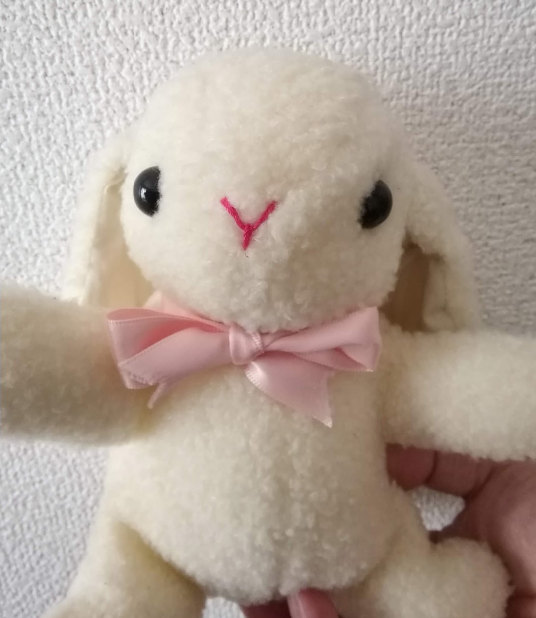 ロップイヤーラビットのうさぎのぬいぐるみ画像